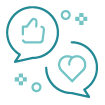Respond to customer questions and needs on social media profiles and platforms.