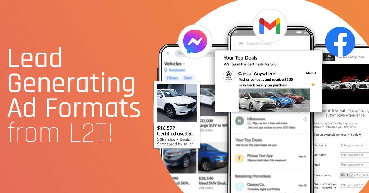 Featured image for “Three Ad Formats to Capture Leads for Automotive Dealers”
