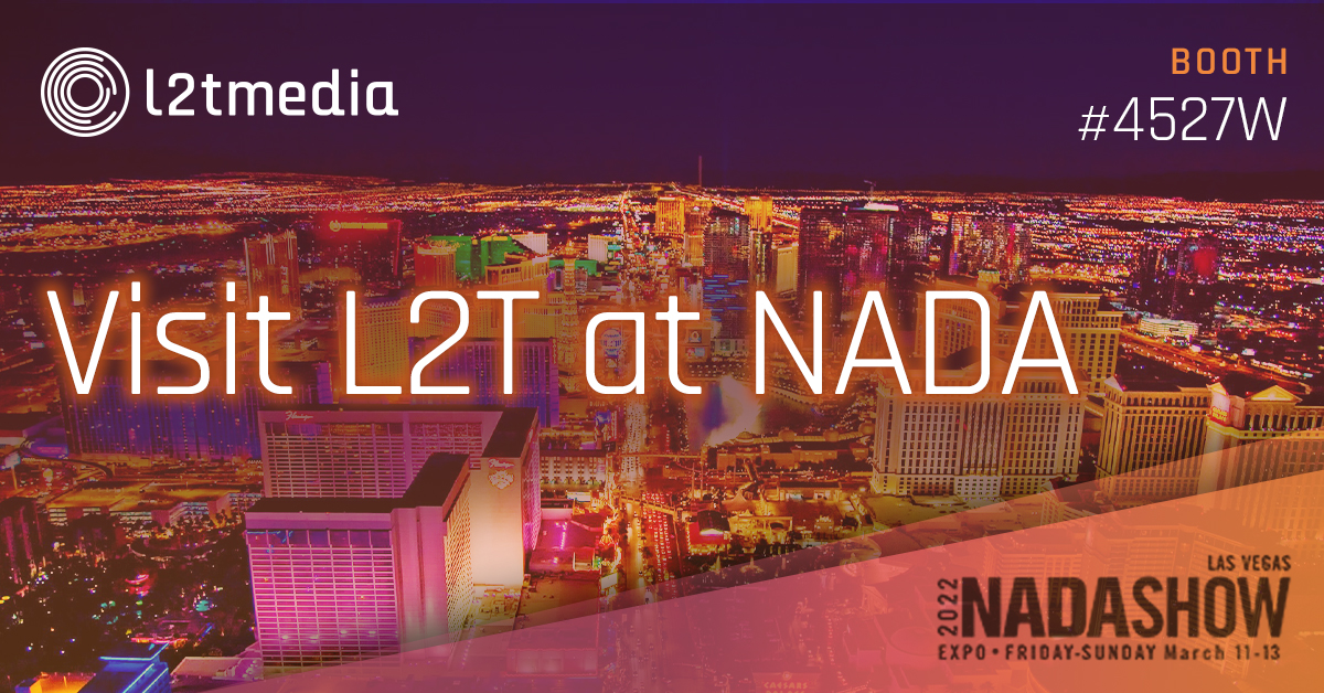 Featured image for “Visit the L2T Team at NADA 2022 in Las Vegas”