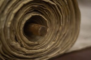 Ancient scroll.