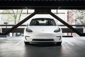 White Tesla 3.