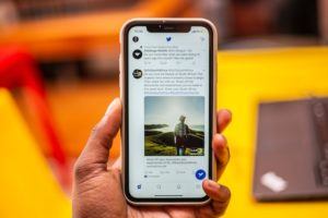 Tweets shown in a feed on an iphone.