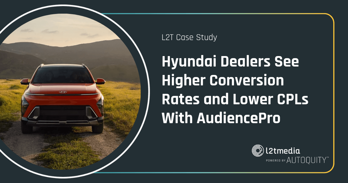Featured image for “Hyundai Dealers See Higher Conversion Rates and Lower CPLs With AudiencePro”